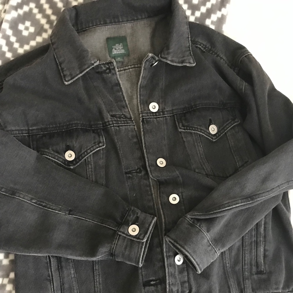 wild fable vintage black wash denim jacket